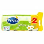 Perfex Hartie Igienica "Delluxe Musetel", 3 Straturi, 150 Foi, 10 BUC/SET