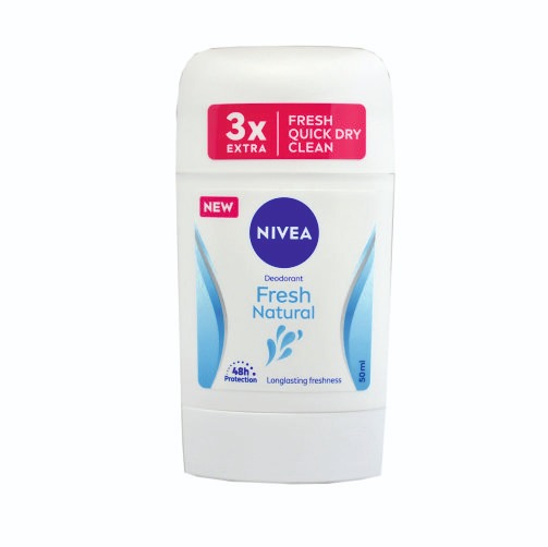 STICK-NATURAL.jpg Nivea Deodorant Stick Fresh, 40ML - imagine 1