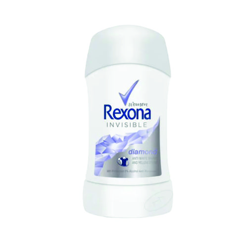 W-DIAMOND.jpg Rexona Deodorant Stick Invisible BLACK&WHITE Diamond, 40ML - imagine 1